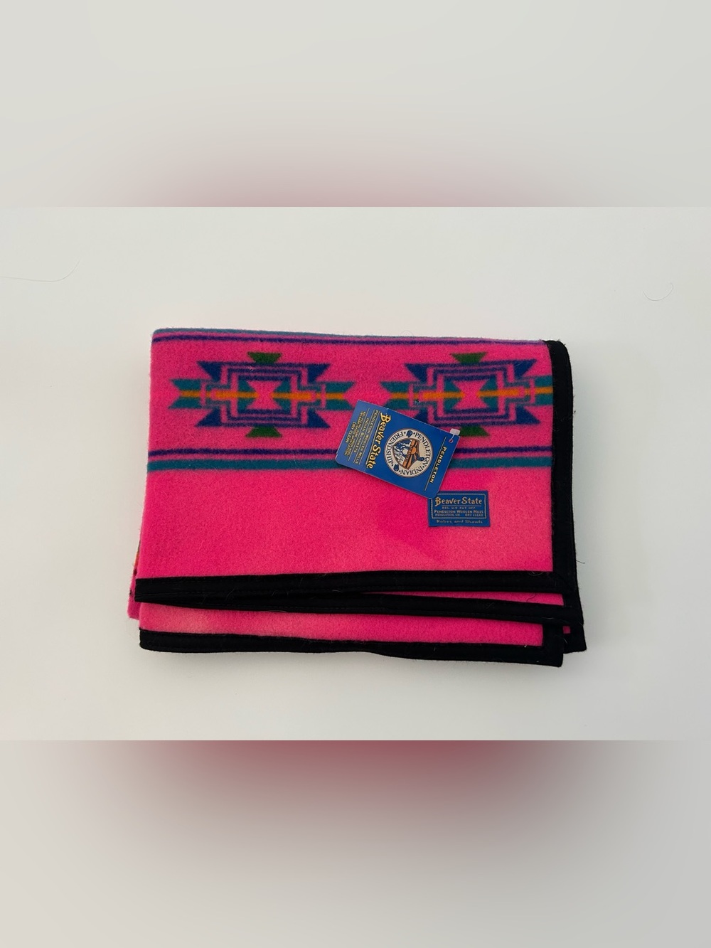 Vintage Pendleton Beaver State Pink Muchacho Robe
Baby Crib Blanket
31x 44
Wool